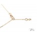 Коледна Детска Гривна 14К Жълто Злато с Коледно Ботушче Bloom Jewellery